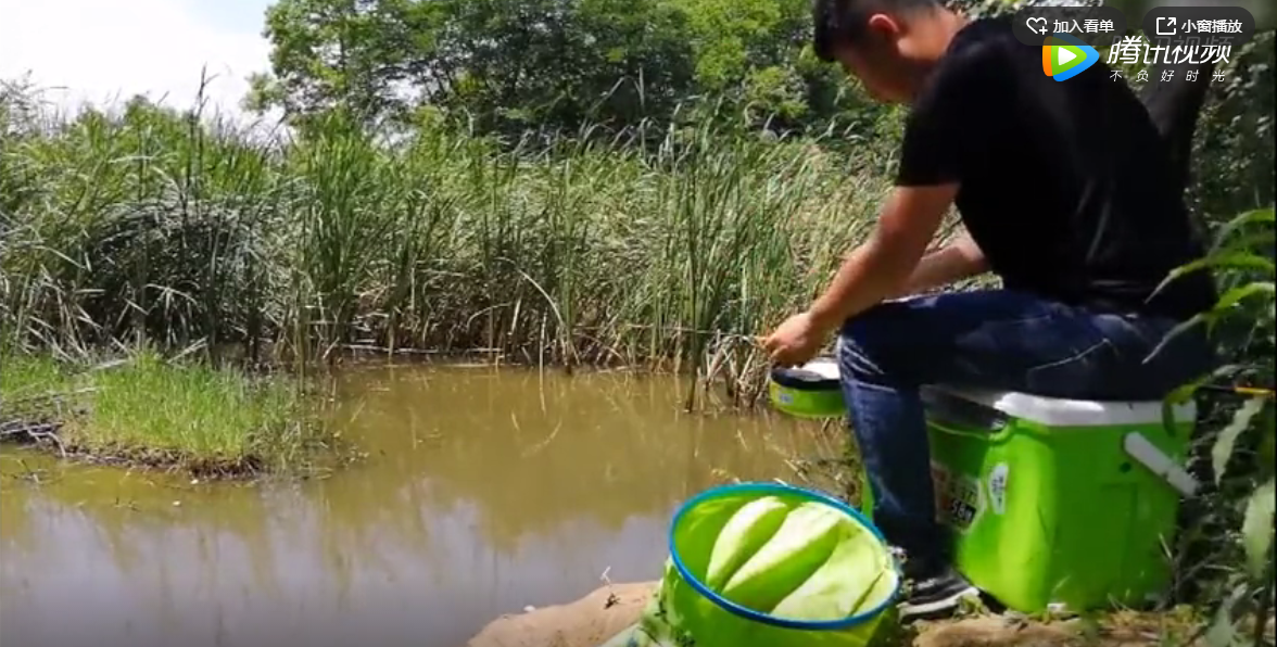 閔集野釣小鯽魚